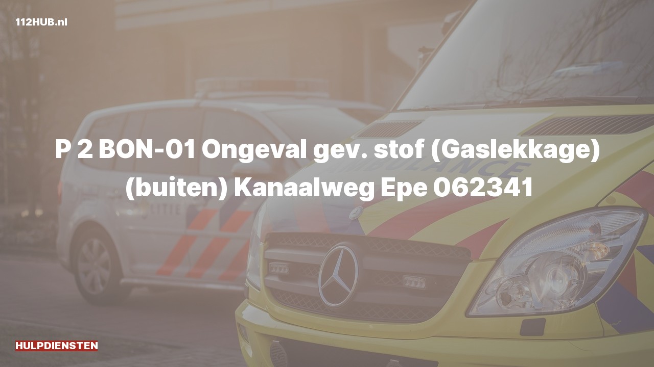 Deelafbeelding voor Hulpdiensten zijn uitgerukt voor een ongeval
