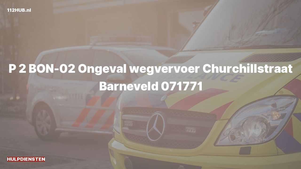 Deelafbeelding voor Hulpdiensten zijn uitgerukt voor een verkeersongeval