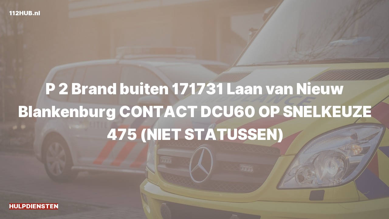 Deelafbeelding voor Hulpdiensten zijn uitgerukt