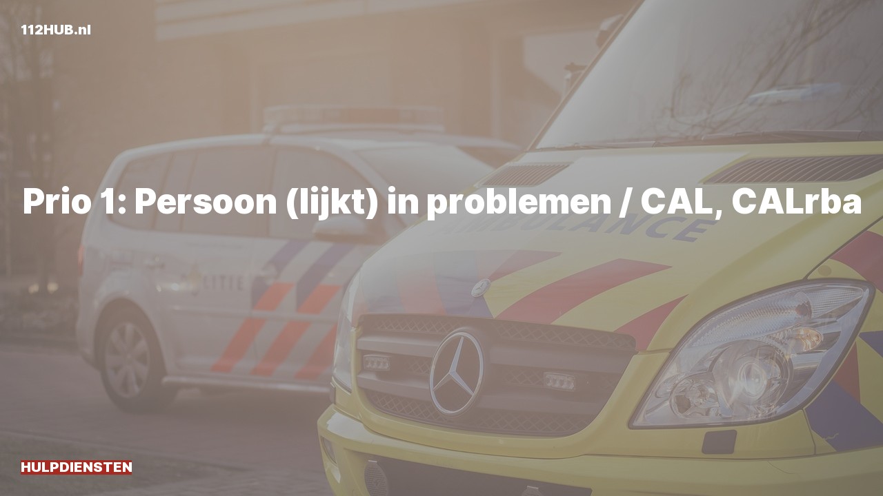 Deelafbeelding voor P2000-melding.