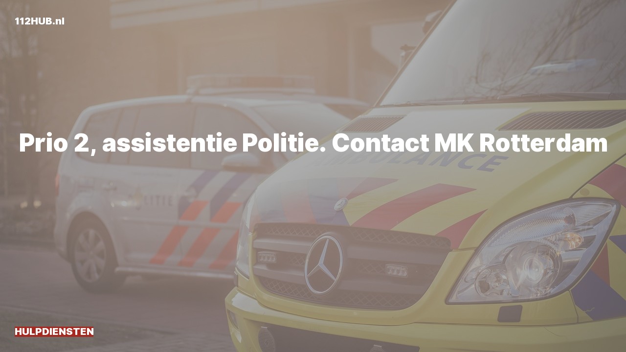 Deelafbeelding voor P2000-melding.