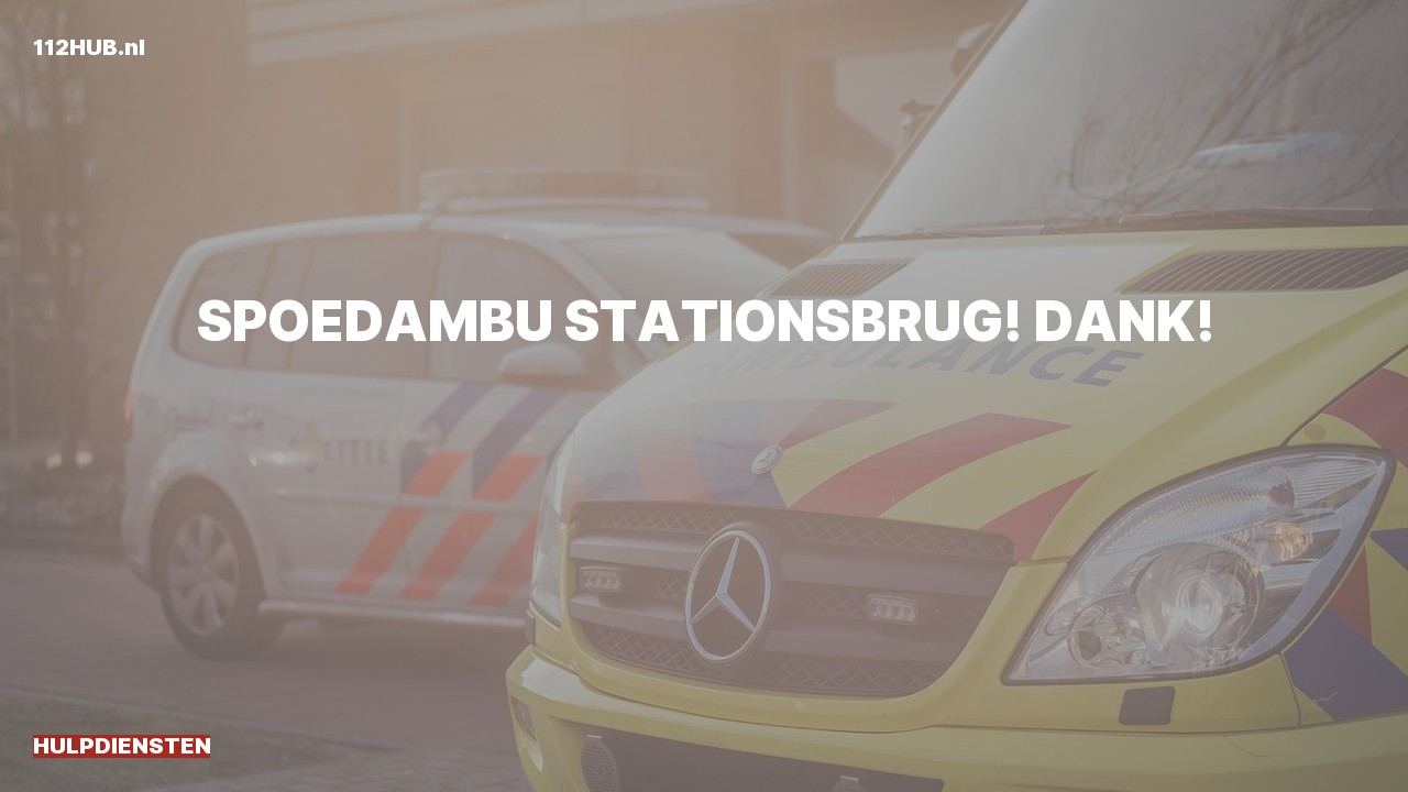 Deelafbeelding voor Hulpdiensten zijn uitgerukt voor een spoedambulance