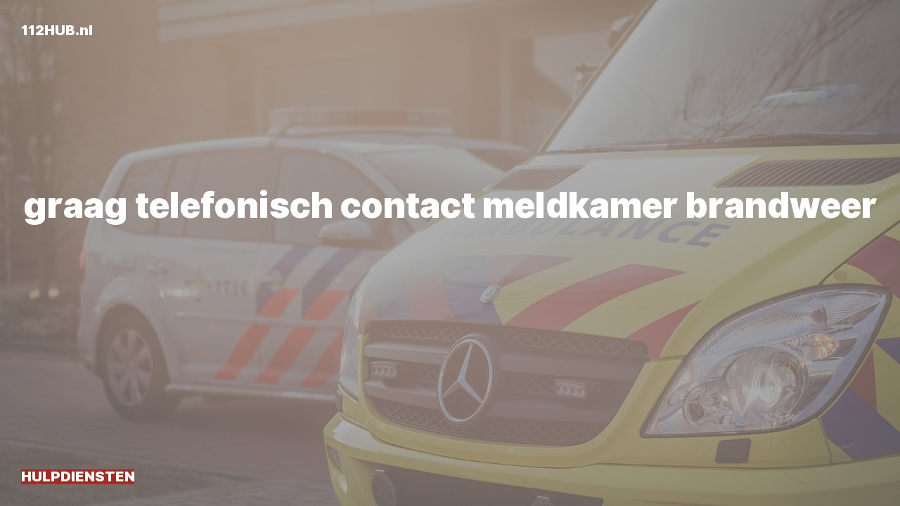 Deelafbeelding voor Hulpdiensten zijn uitgerukt