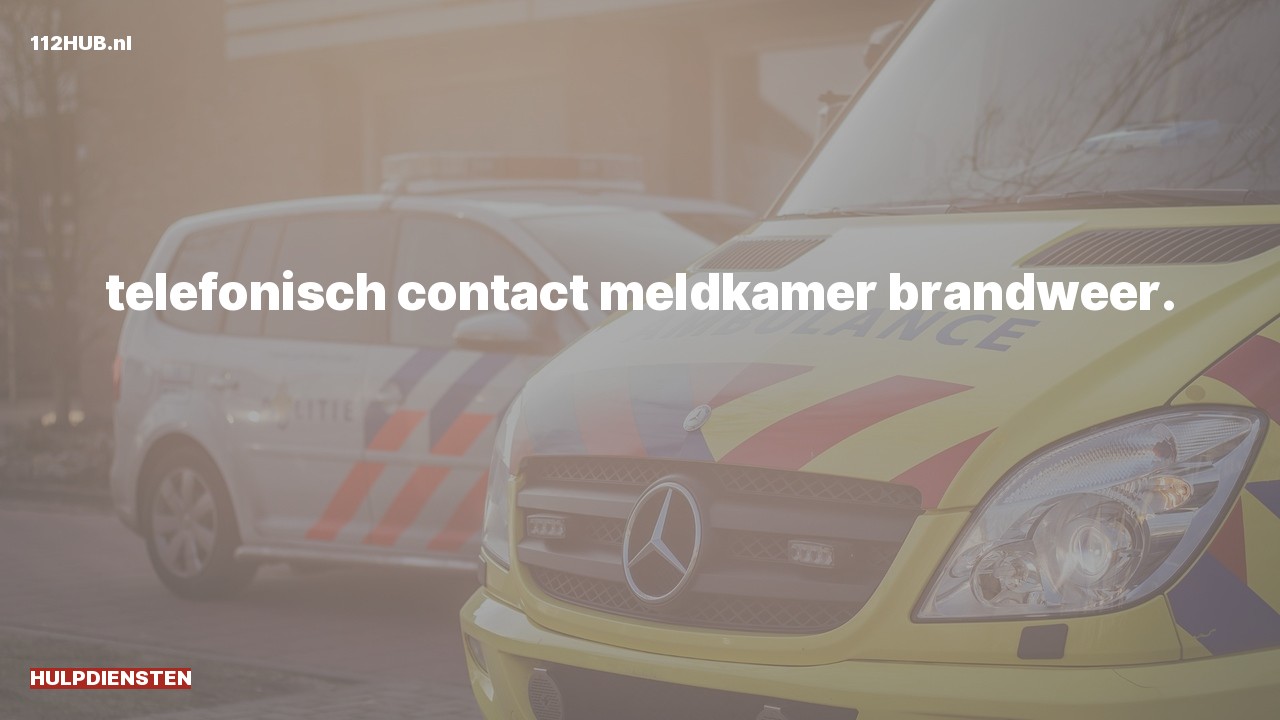 Deelafbeelding voor Hulpdiensten zijn uitgerukt