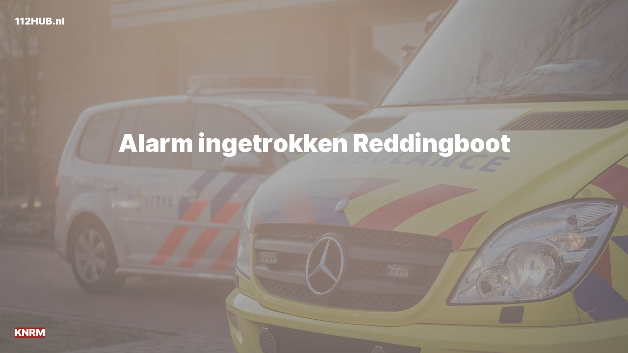Deelafbeelding voor De KNRM is uitgerukt