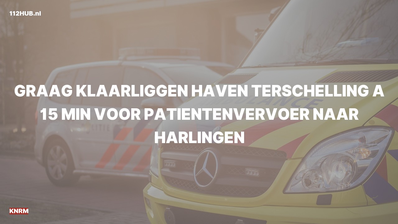 Deelafbeelding voor De KNRM is uitgerukt