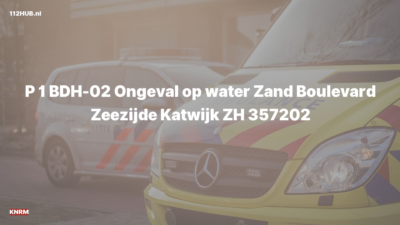 Deelafbeelding voor KNRM met spoed naar de Boulevard Zeezijde in Katwijk.