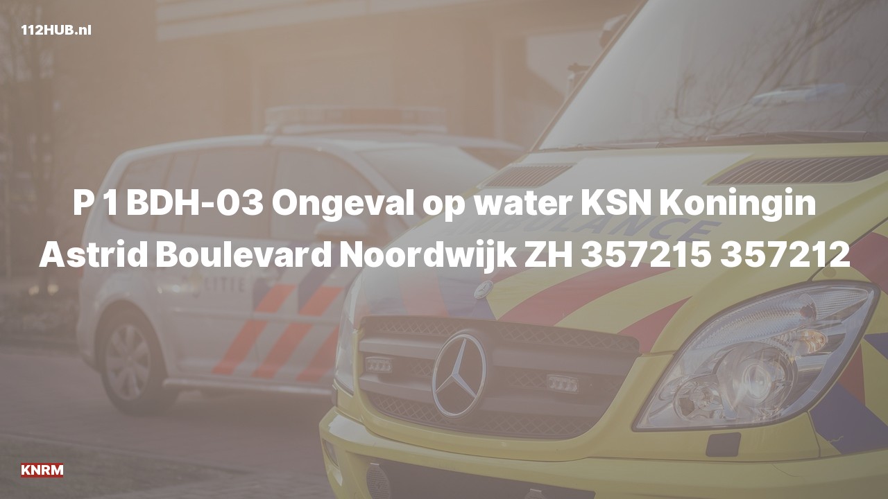Deelafbeelding voor KNRM met spoed naar de Koningin Astrid Boulevard in Noordwijk.