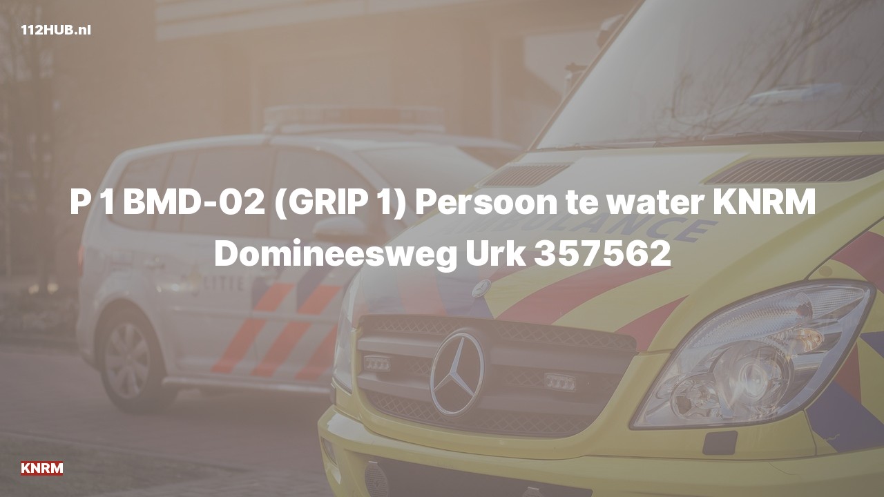 Deelafbeelding voor KNRM met spoed naar de Domineesweg in Urk.