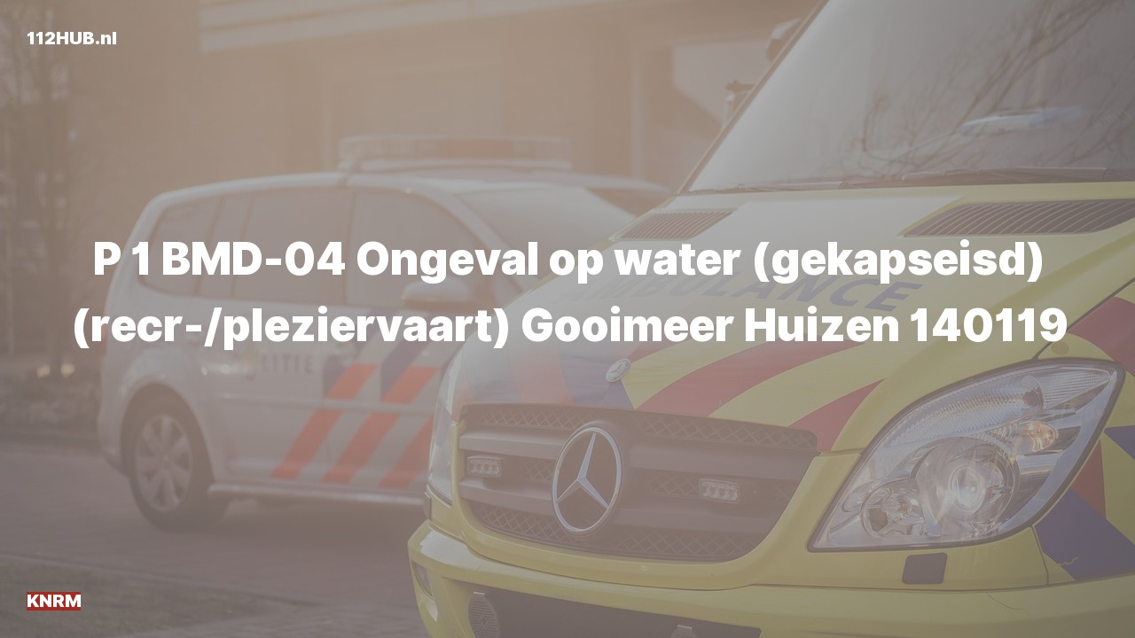 Deelafbeelding voor De KNRM is met spoed uitgerukt voor een ongeval