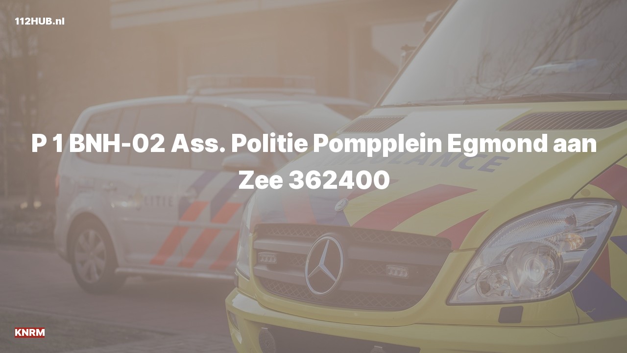 Deelafbeelding voor De KNRM is met spoed uitgerukt naar de Pompplein in Egmond aan Zee
