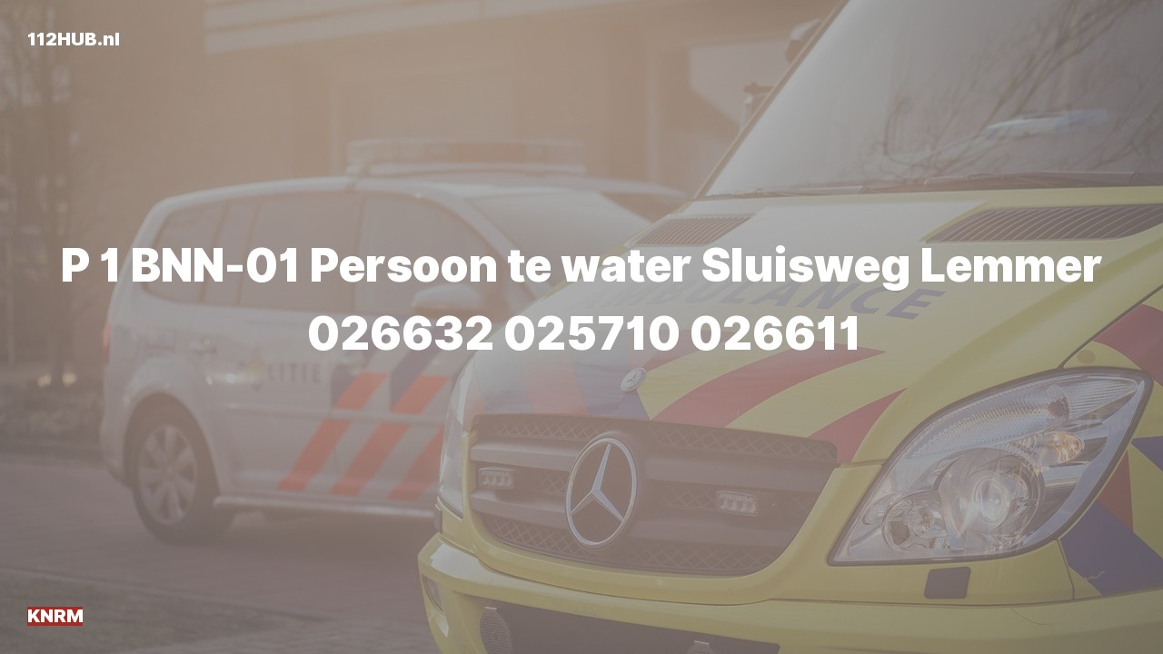 Deelafbeelding voor P2000-melding.