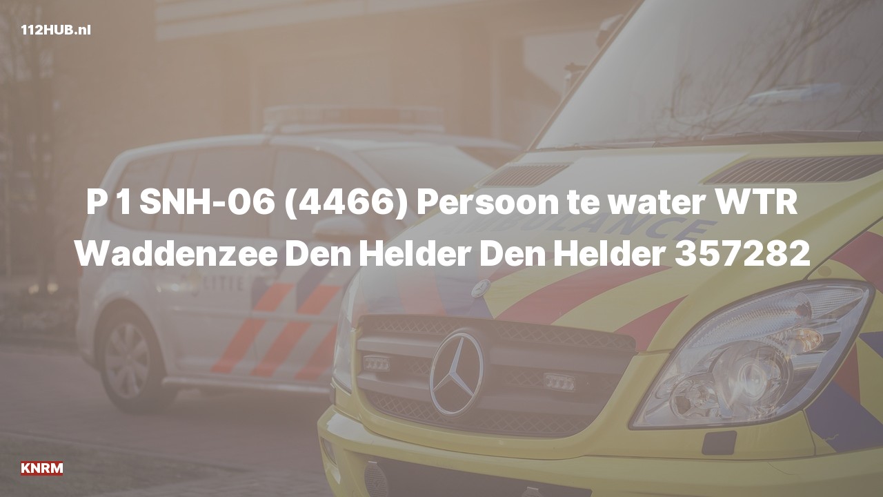 Deelafbeelding voor P2000-melding.