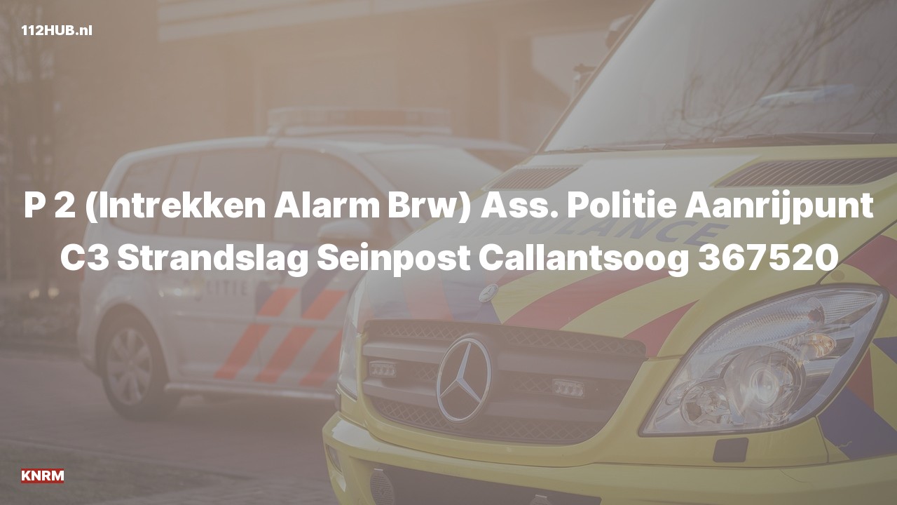 Deelafbeelding voor KNRM trekt gepaste spoed-alarm in. Was: Ass. Politie Aanrijpunt C3 Strandslag Seinpost Callantsoog 367520.