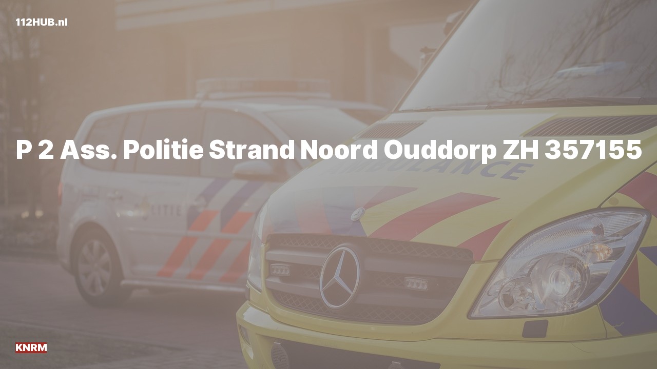 Deelafbeelding voor P2000-melding.