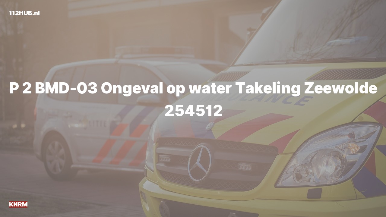 Deelafbeelding voor KNRM met gepaste spoed naar de Takeling in Zeewolde.