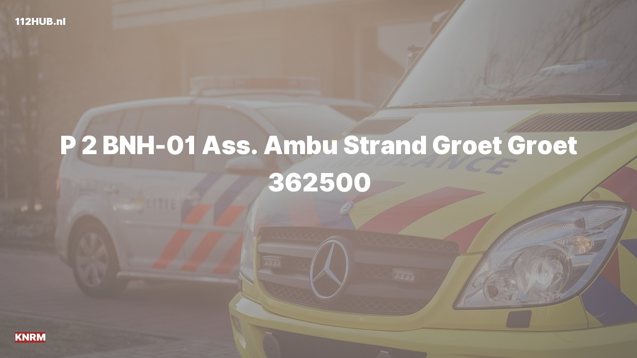 Deelafbeelding voor KNRM met gepaste spoed voor ambulance-assistentie.