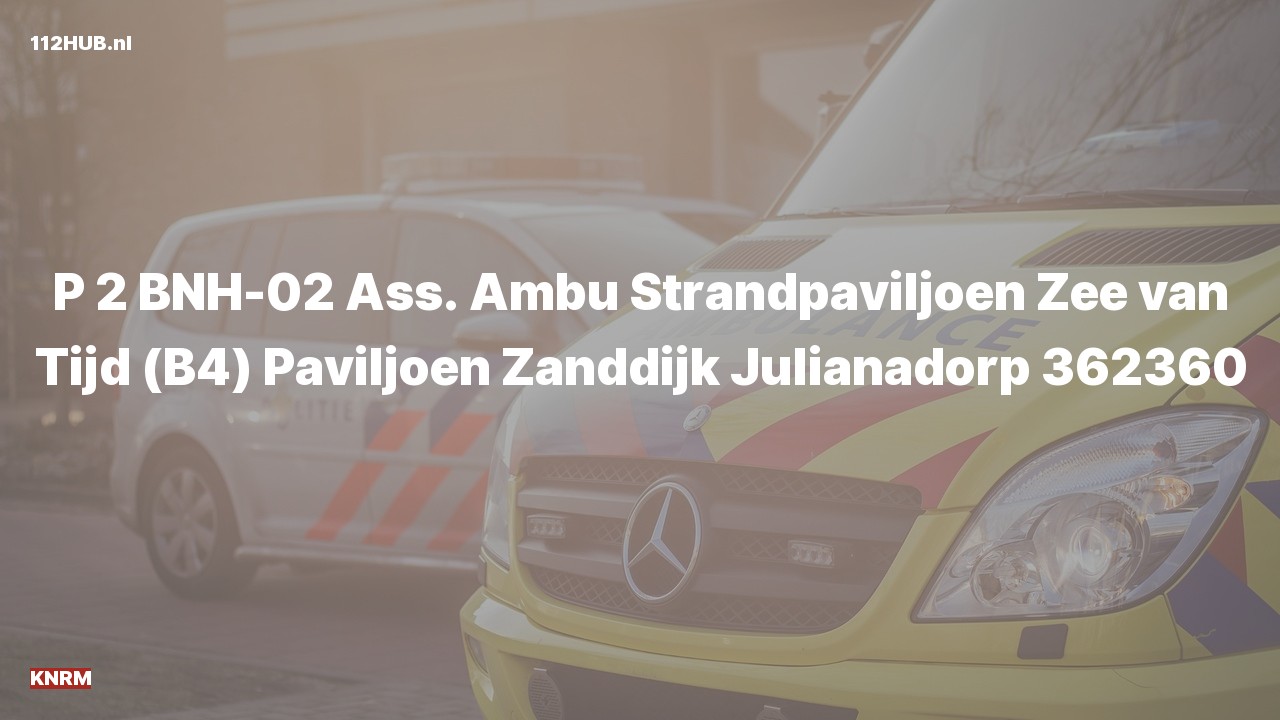 Deelafbeelding voor KNRM met gepaste spoed voor ambulance-assistentie naar de Zanddijk in Julianadorp.