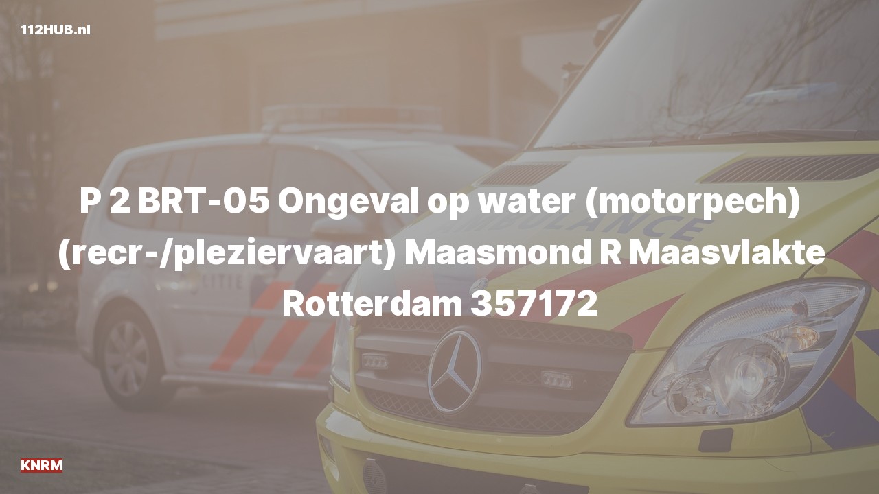 Deelafbeelding voor De KNRM is met gepaste spoed uitgerukt voor een ongeval