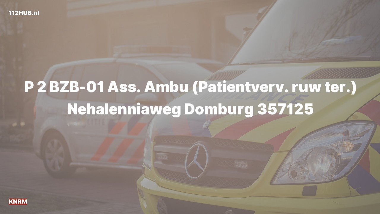 Deelafbeelding voor KNRM met gepaste spoed voor ambulance-assistentie naar de Nehalenniaweg in Domburg.