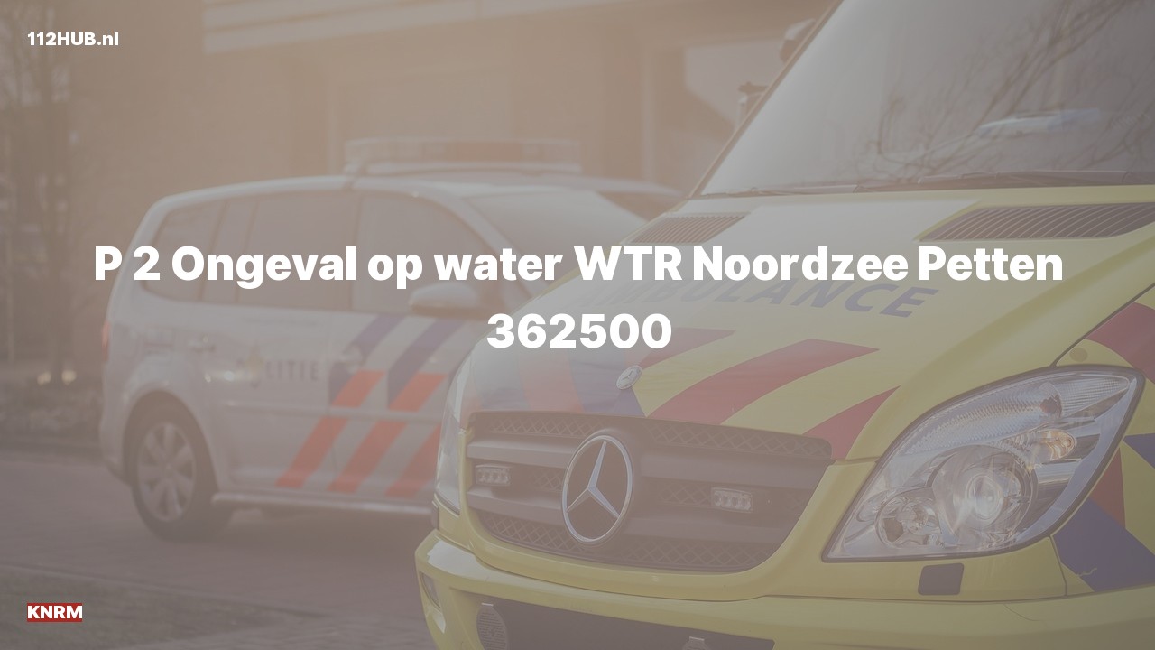 Deelafbeelding voor De KNRM is met gepaste spoed uitgerukt voor een ongeval