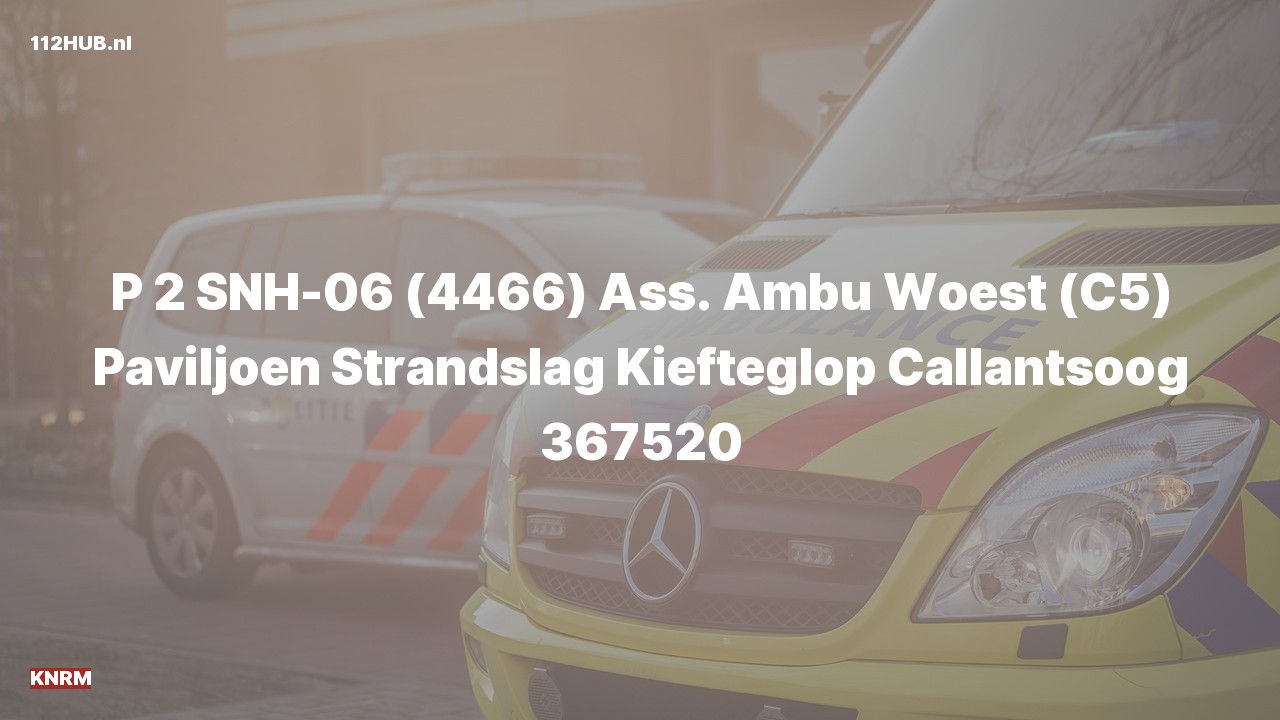 Deelafbeelding voor KNRM met gepaste spoed voor ambulance-assistentie naar de Strandslag Kiefteglop in Callantsoog.