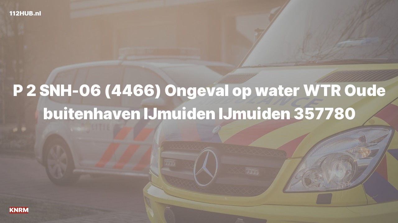 Deelafbeelding voor De KNRM is met gepaste spoed uitgerukt voor een ongeval