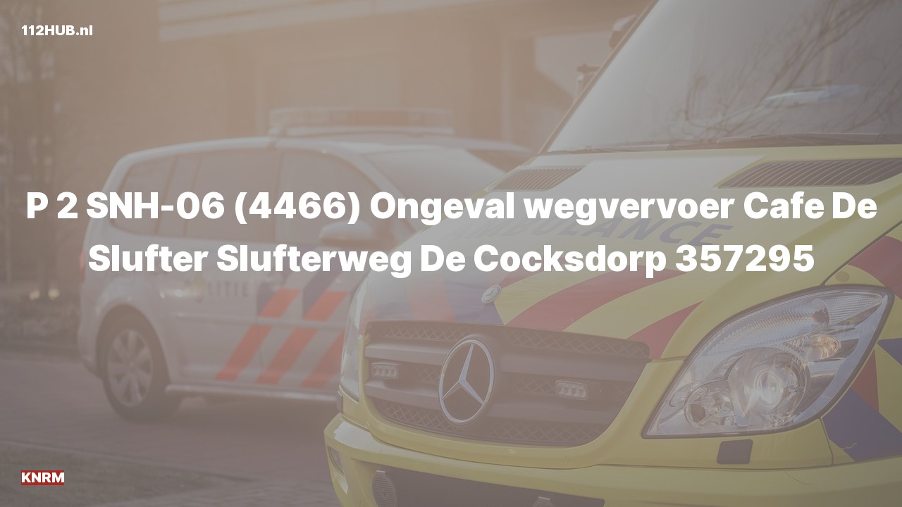 Deelafbeelding voor KNRM met gepaste spoed voor verkeersongeval.