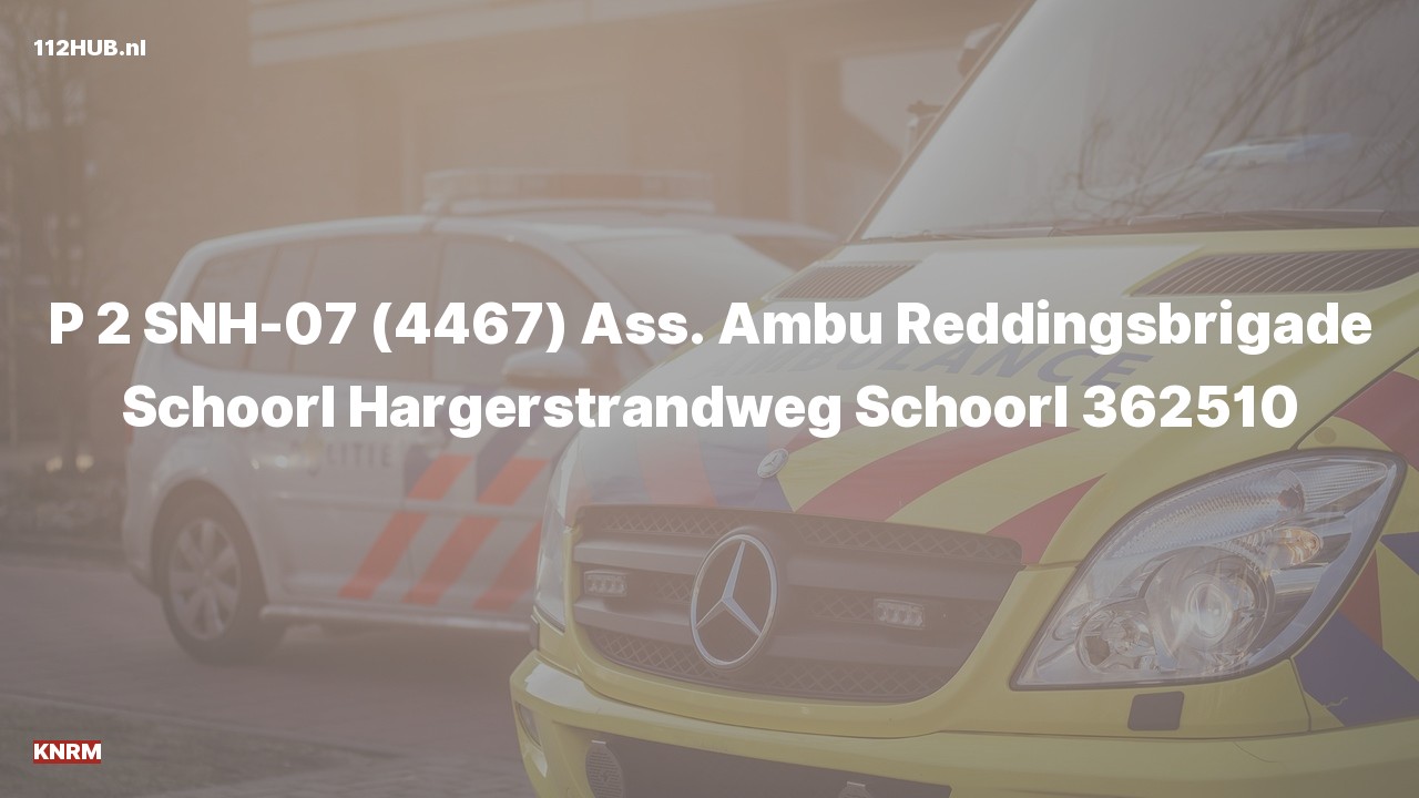 Deelafbeelding voor KNRM met gepaste spoed voor ambulance-assistentie naar de Hargerstrandweg in Schoorl.