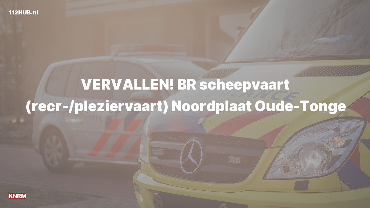 Deelafbeelding voor P2000-melding.