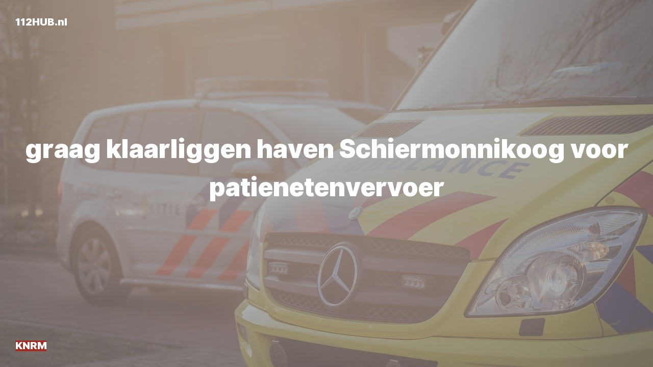 Deelafbeelding voor De KNRM is uitgerukt