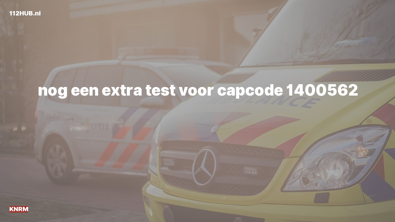 Deelafbeelding voor P2000-melding.