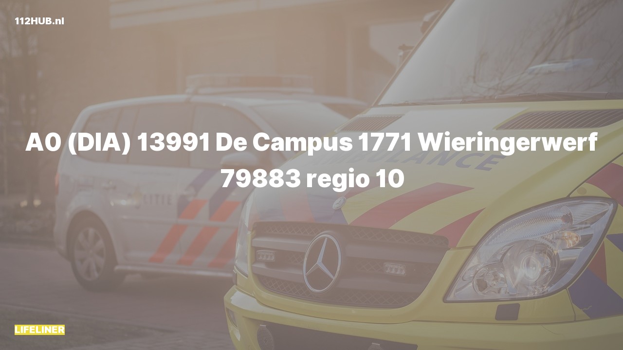 Deelafbeelding voor Traumahelikopter met spoed naar de De Campus in Wieringerwerf.