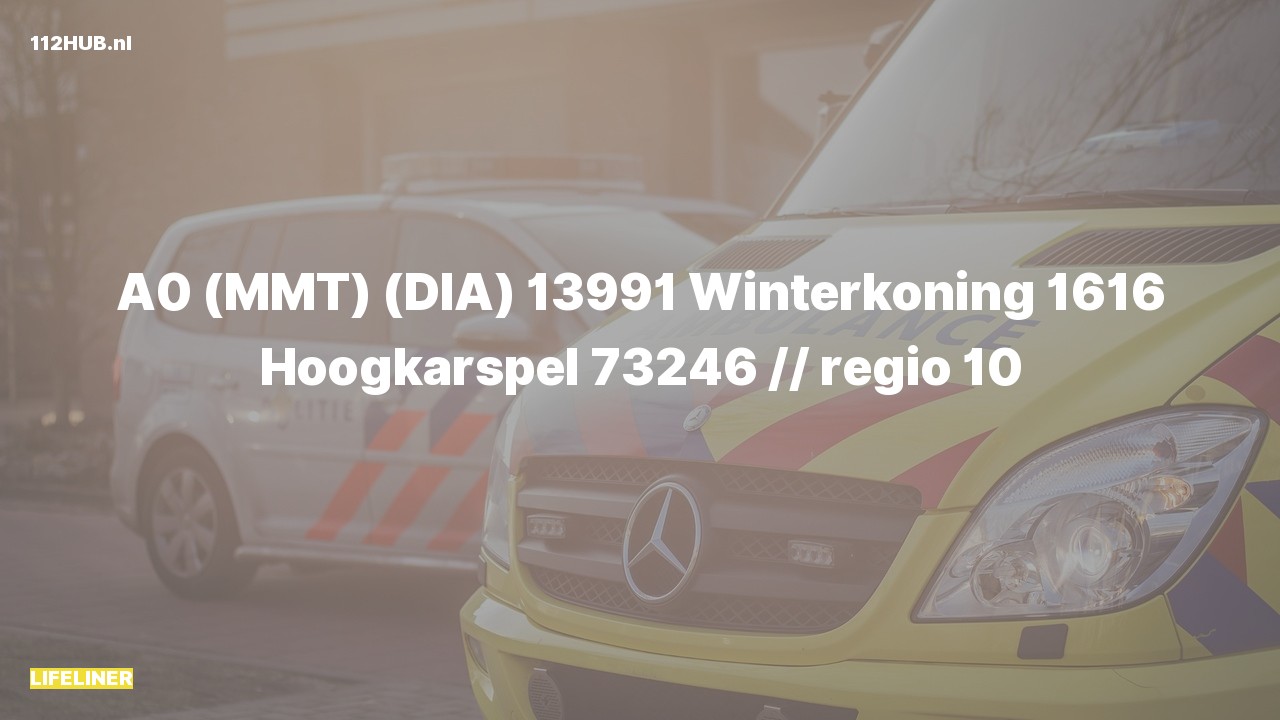 Deelafbeelding voor Traumahelikopter met spoed naar de Winterkoning in Hoogkarspel.