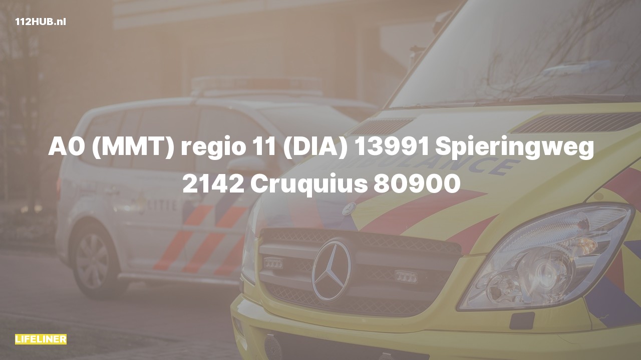 Deelafbeelding voor Traumahelikopter met spoed naar de Spieringweg in Cruquius.