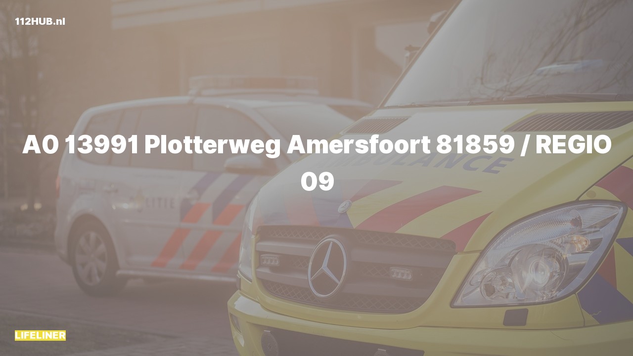 Deelafbeelding voor Traumahelikopter met spoed naar de Plotterweg in Amersfoort.