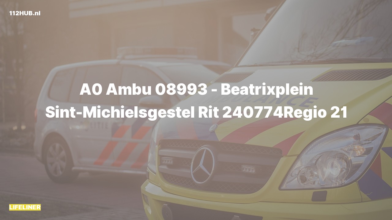 Deelafbeelding voor Traumahelikopter met spoed naar de Beatrixplein in Sint-Michielsgestel.