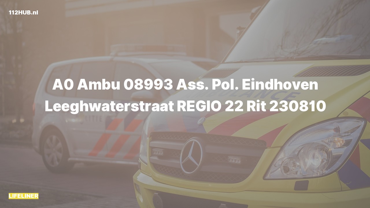 Deelafbeelding voor Traumahelikopter met spoed naar de Leeghwaterstraat in Eindhoven.