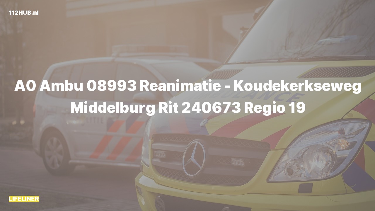 Deelafbeelding voor Traumahelikopter met spoed naar de Koudekerkseweg in Middelburg.