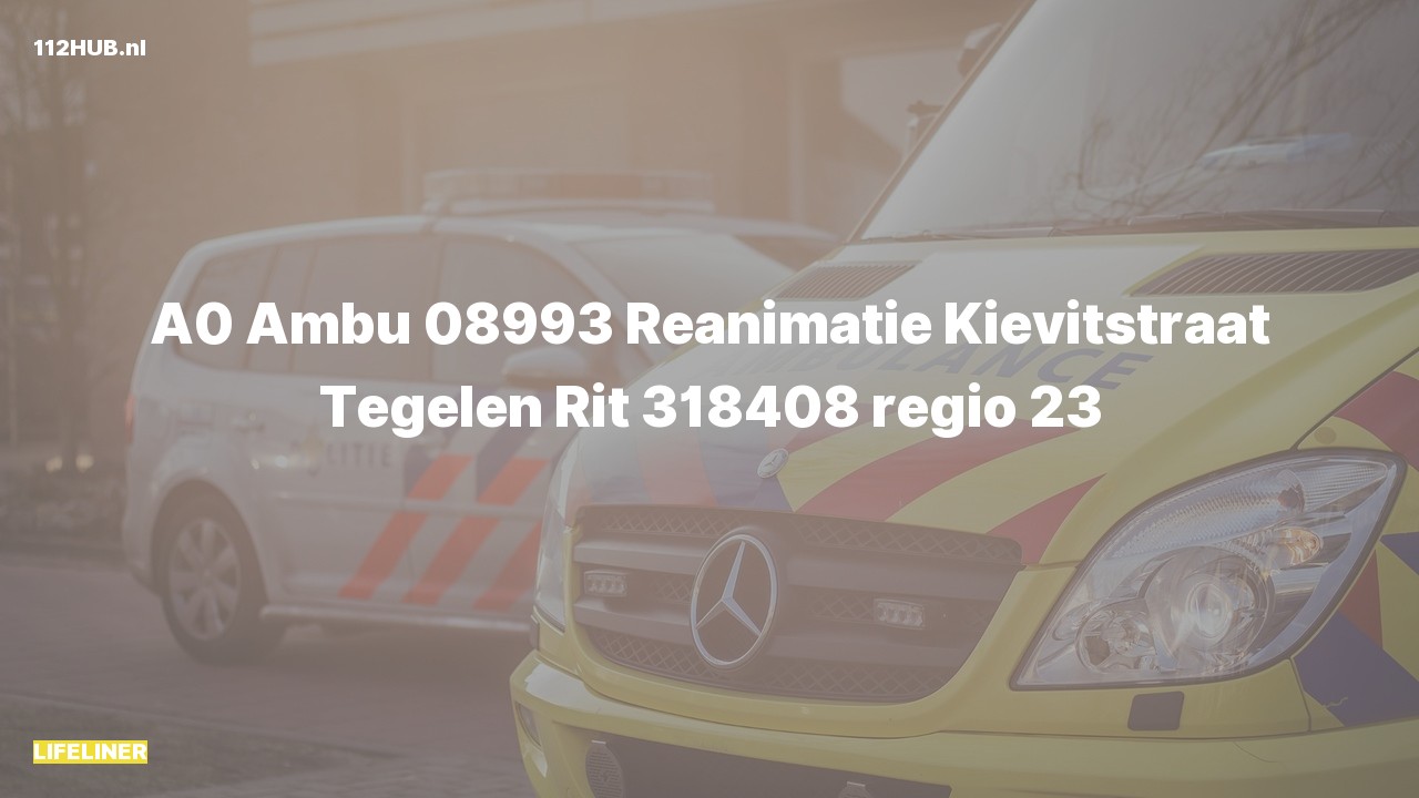 Deelafbeelding voor De traumahelikopter is met spoed uitgerukt voor een reanimatie naar de Kievitstraat in Tegelen