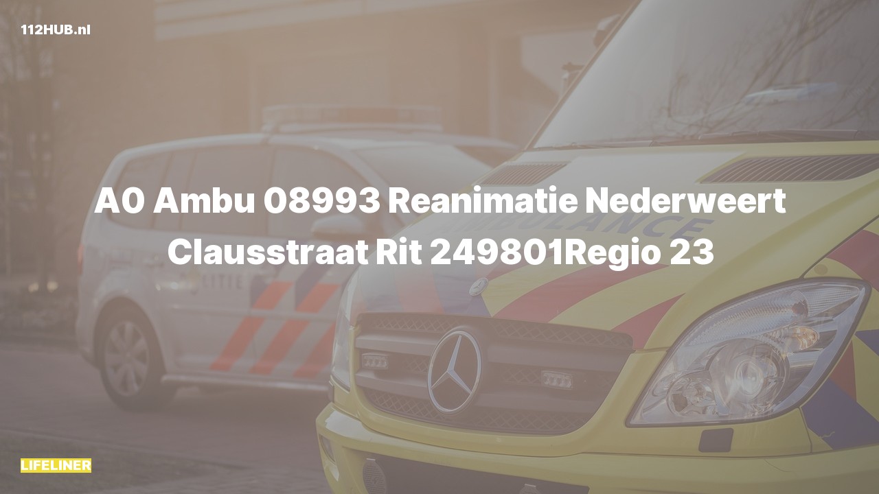 Deelafbeelding voor Traumahelikopter met spoed naar de Clausstraat in Nederweert.