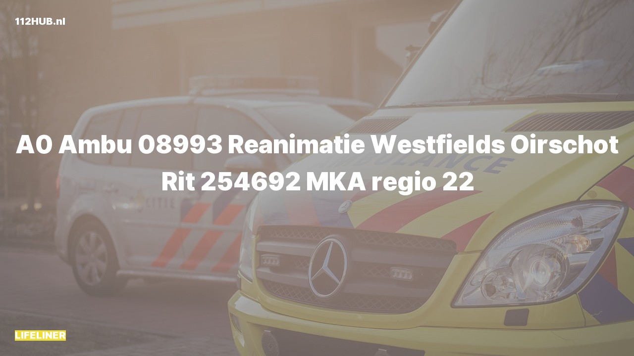 Deelafbeelding voor Traumahelikopter met spoed naar de Westfields in Oirschot.