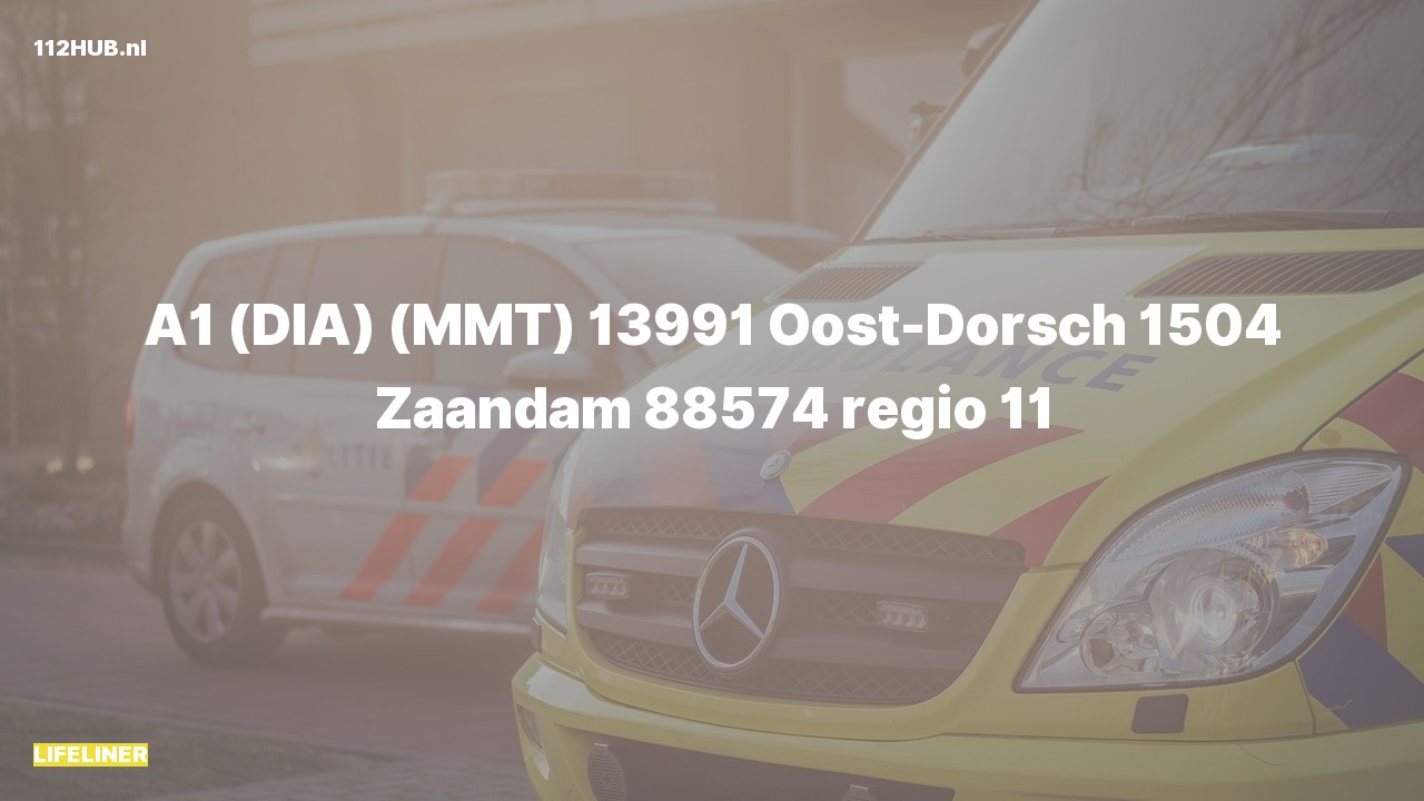 Deelafbeelding voor De traumahelikopter is met spoed uitgerukt naar de Oost-Dorsch in Zaandam
