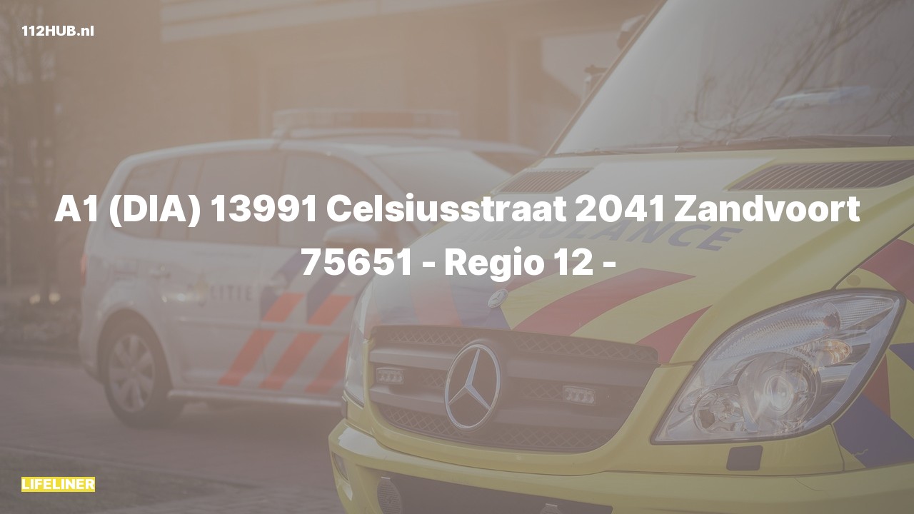 Deelafbeelding voor Traumahelikopter met spoed naar de Celsiusstraat in Zandvoort.