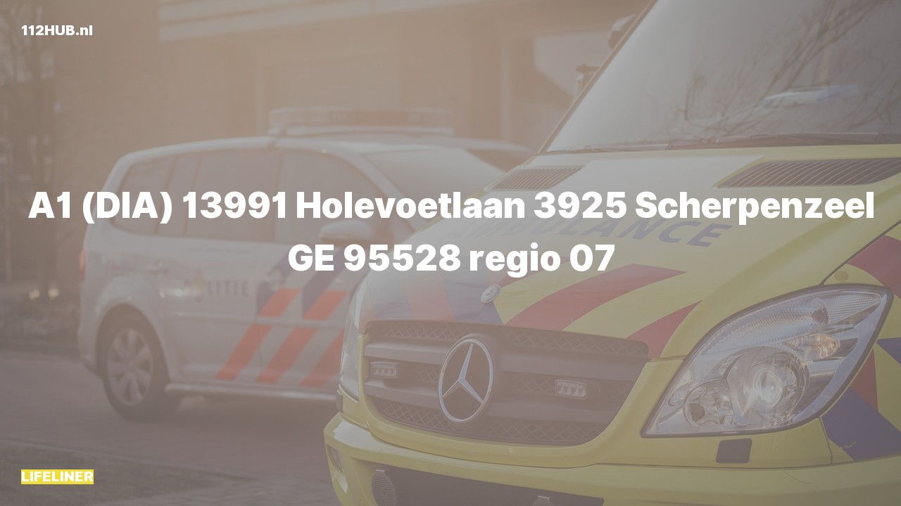 Deelafbeelding voor De traumahelikopter is met spoed uitgerukt naar de Holevoetlaan in Scherpenzeel
