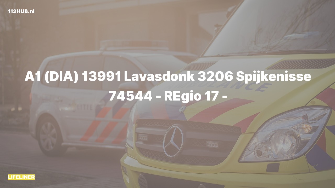 Deelafbeelding voor Traumahelikopter met spoed naar de Lavasdonk in Spijkenisse.