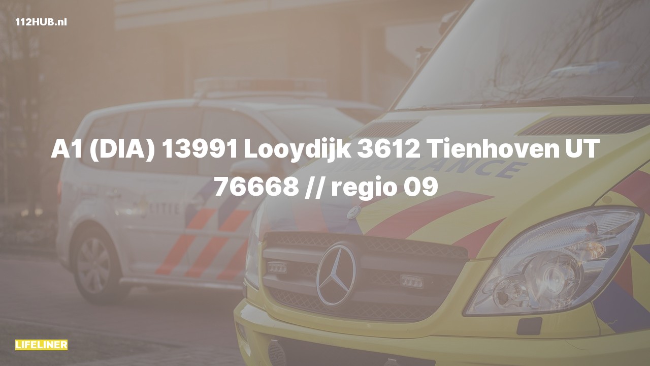 Deelafbeelding voor Traumahelikopter met spoed naar de Looydijk in Tienhoven.