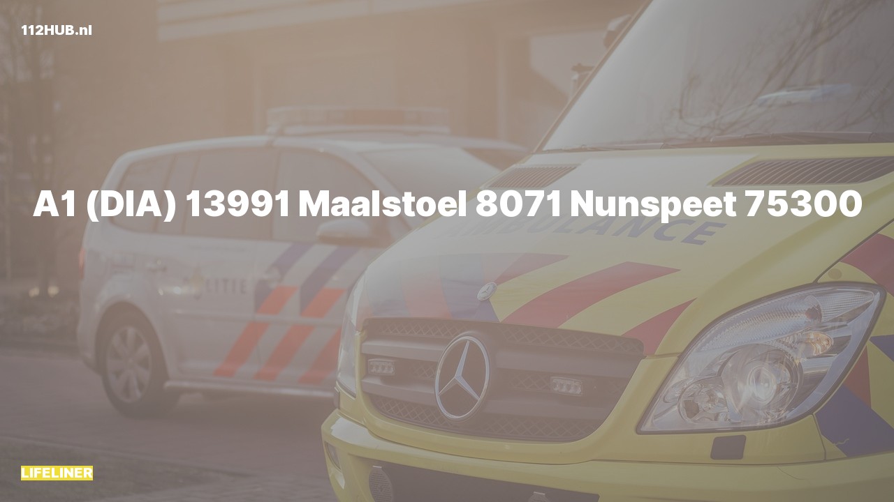 Deelafbeelding voor Traumahelikopter met spoed naar de Maalstoel in Nunspeet.