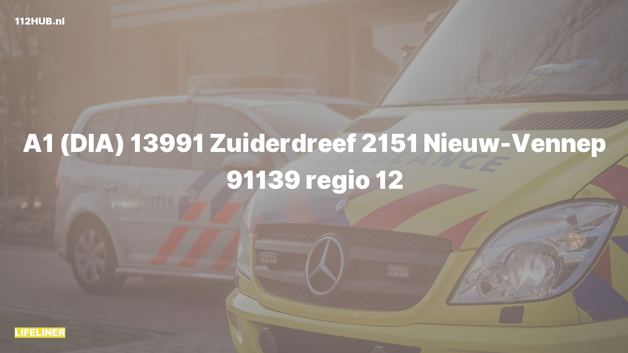Deelafbeelding voor De traumahelikopter is met spoed uitgerukt naar de Zuiderdreef in Nieuw-Vennep