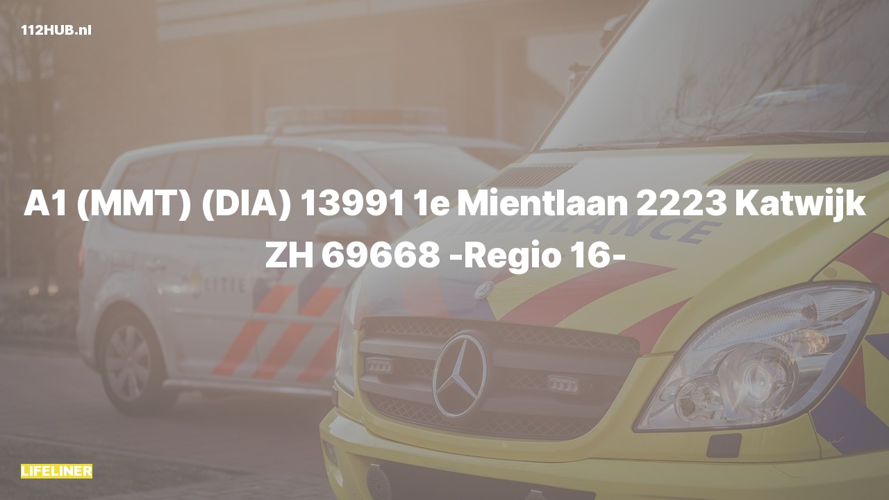 Deelafbeelding voor Traumahelikopter met spoed naar de 1e Mientlaan in Katwijk.